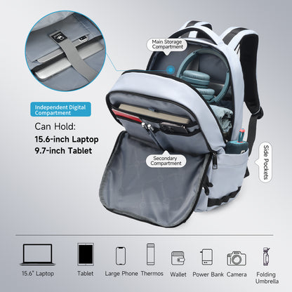 Tigernu 23L Waterproof Laptop Backpack – Versatile & Durable
