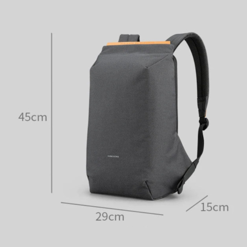 Kingsons Anti-Theft Waterproof Laptop Backpack with USB Charging
