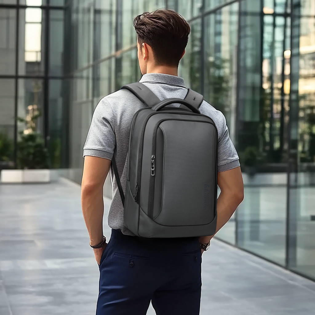 HK Waterproof Laptop Backpack with USB Charging