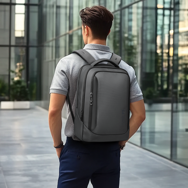 HK Waterproof Laptop Backpack with USB Charging