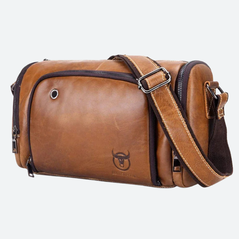 Bullcaptain PU Leather Crossbody Shoulder Bag