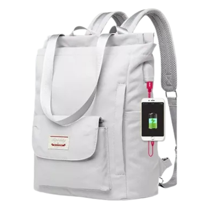 Waterproof Women Laptop Backpack with USB Charging Port Bolsnik