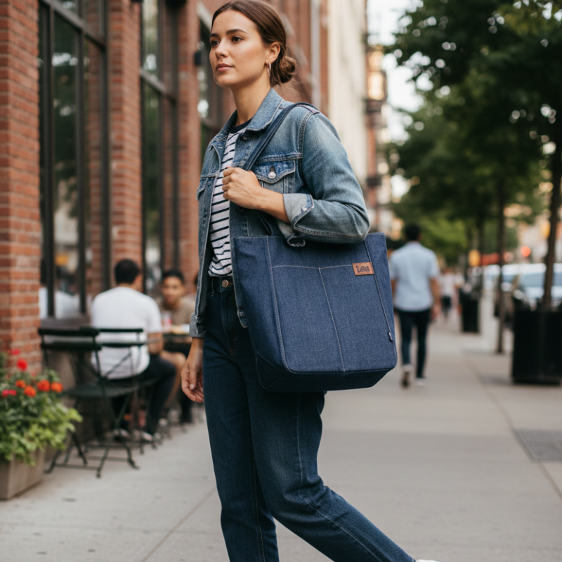 LEE Women Denim Tote Bag
