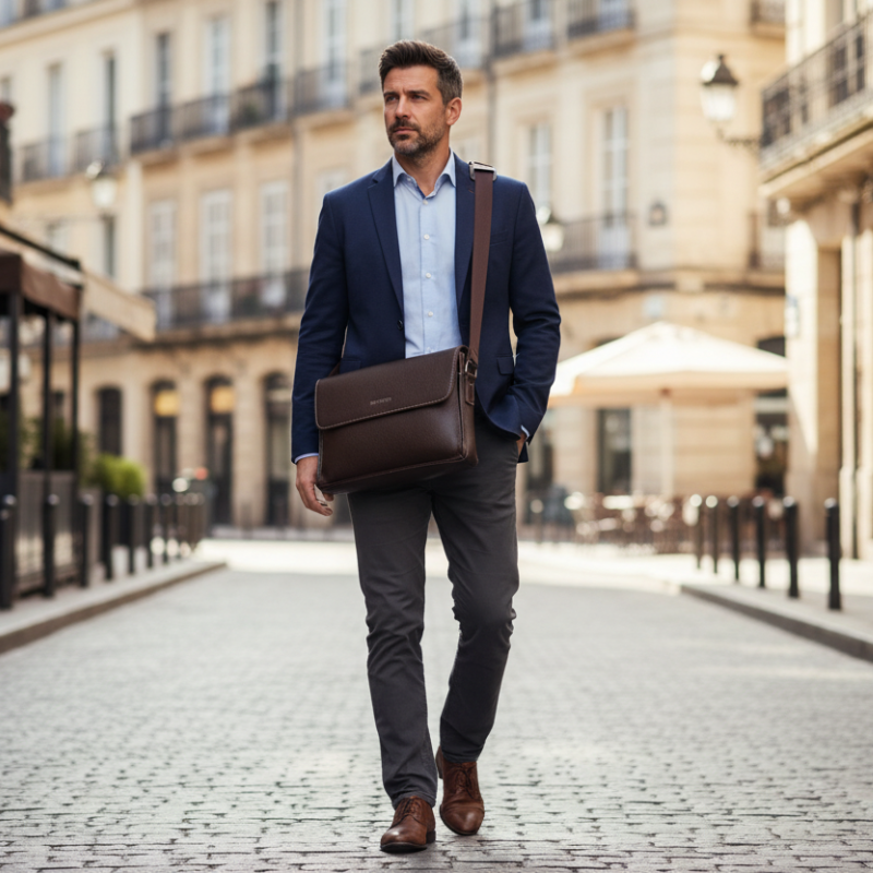 Men PU Leather Crossbody Bag Bolsnik