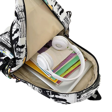 20L Personalized Graffiti Teen School Bag Bolsnik