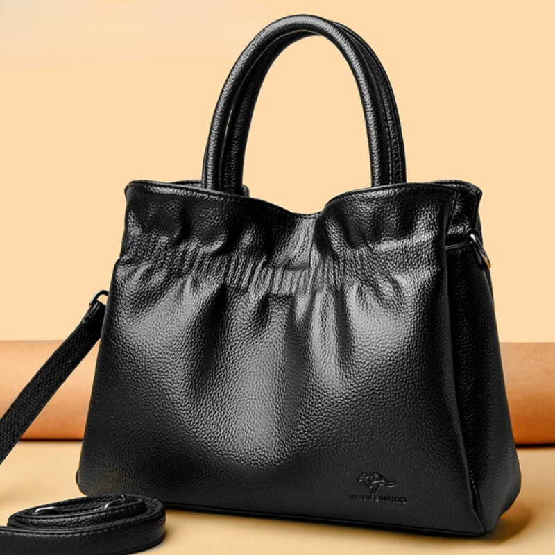 Vanderwah Elegant Soft PU Leather Crossbody Tote Bag for Women
