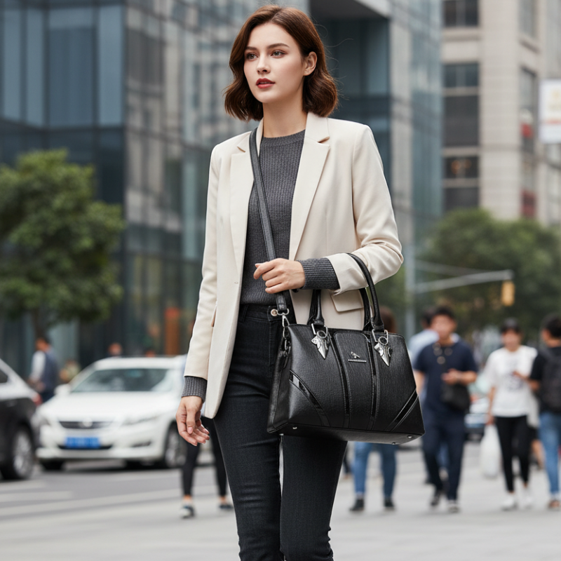 Vanderwah PU Leather Tote Bag