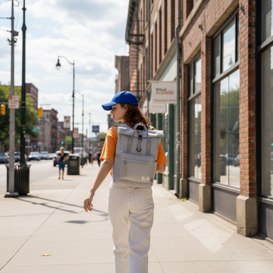 V.NINE Expandable Waterproof Laptop Backpack