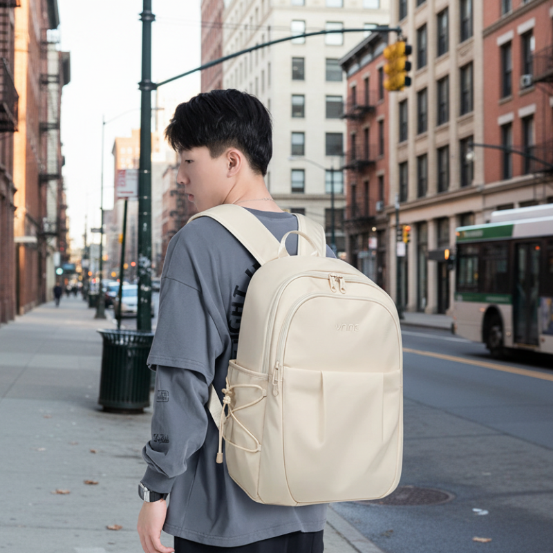 V.NINE Unisex Waterproof Backpack with Laptop Compartment