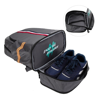 Tinyat Waterproof Gym Backpack with Shoe Compartment