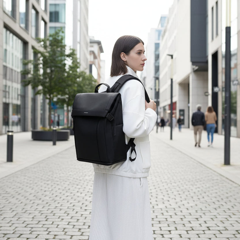 BANGE Waterproof Anti-Theft Laptop Backpack Black