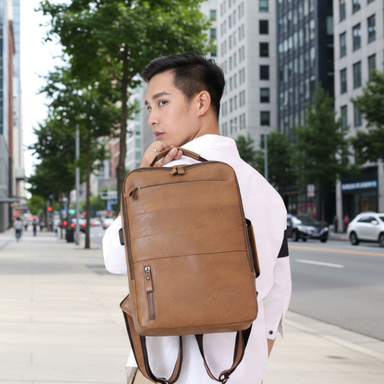 Bolsnik Business Waterproof Laptop Backpack with USB Charging