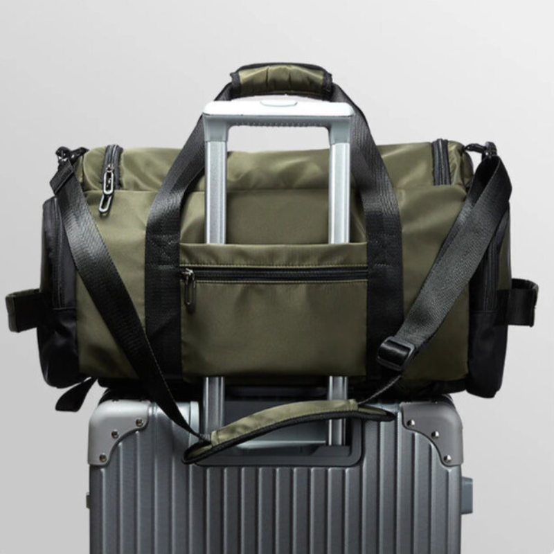 MOYYI Waterproof Travel Bag with Shoe Compartment and Wet Dry Separation
