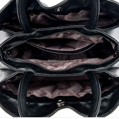 Vanderwah Elegant Soft PU Leather Crossbody Tote Bag for Women