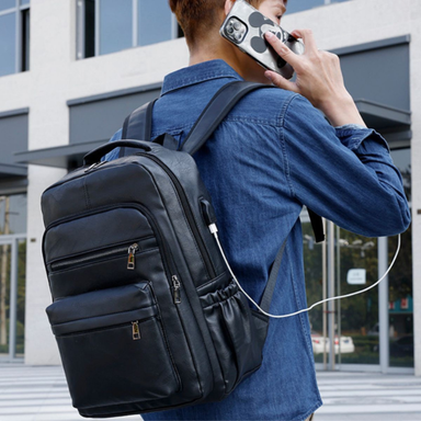 Waterproof Laptop Backpack with USB Charging Port Bolsnik