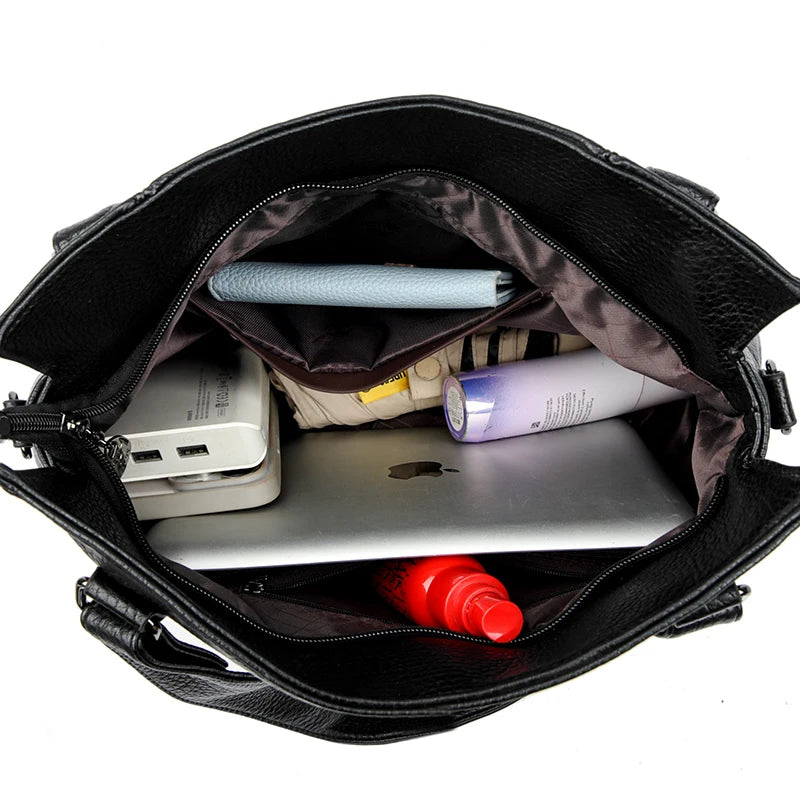 Badiman Elegant Soft PU Leather Tote Bag