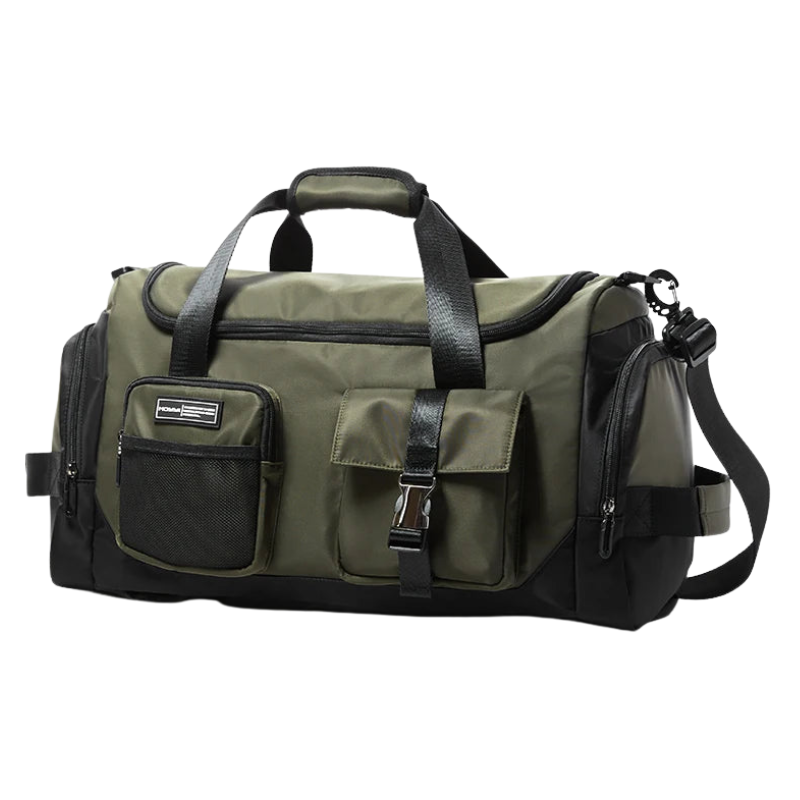 MOYYI Waterproof Travel Bag with Shoe Compartment and Wet Dry Separation