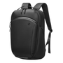 RZTX 36L Water-Resistant Laptop Backpack Black
