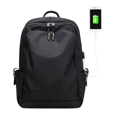 Heroic Knight Waterproof Laptop Backpack with USB Charging Port