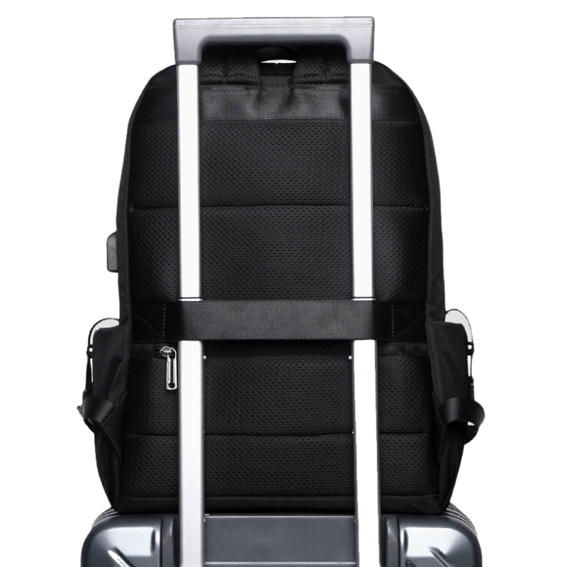 Heroic Knight Waterproof Laptop Backpack with USB Charging Port