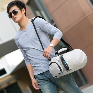 Inoxto Gym Bag with Shoe Compartment and Wet Dry Compartments