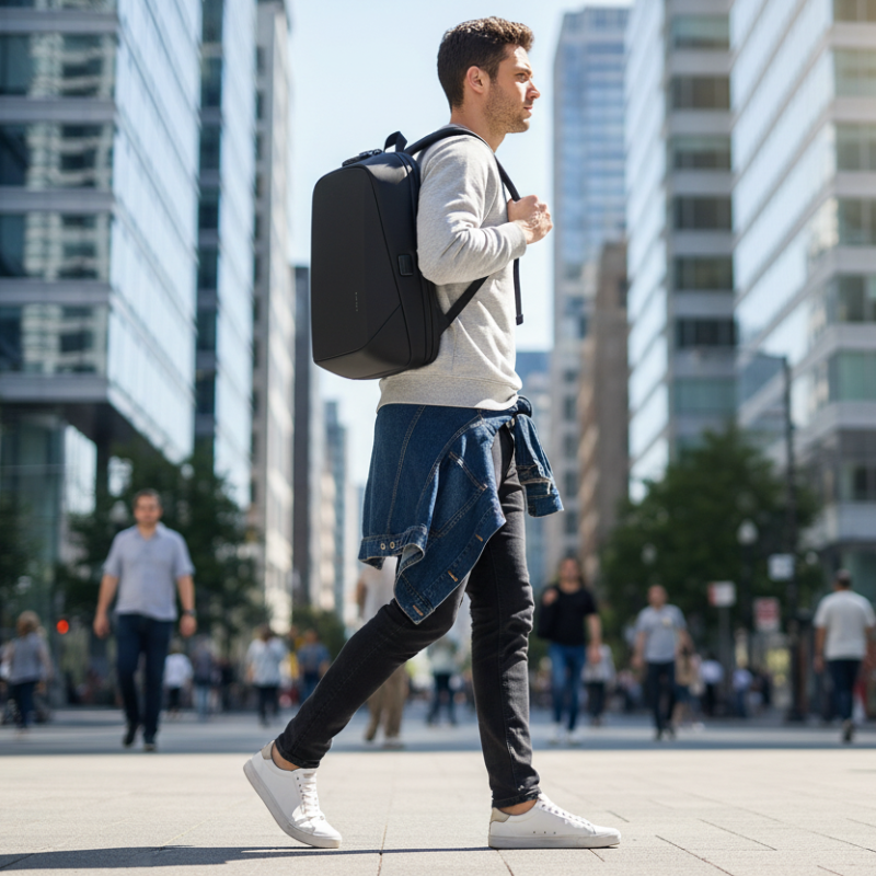 BANGE Anti-Theft Waterproof Laptop Backpack with USB Port