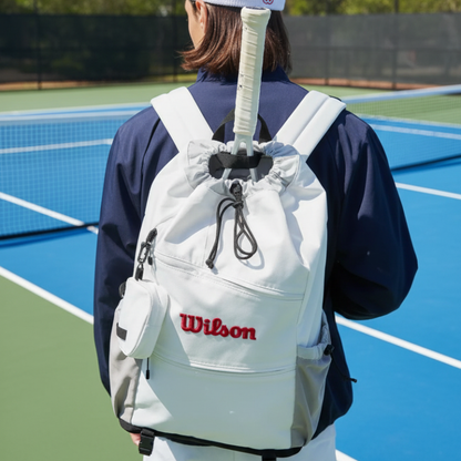 Wilson Tennis Backpack – Drawstring Bag for 2 Rackets
