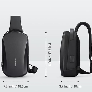 Mark Ryden Arc Mini Waterproof Crossbody Bag with USB Port