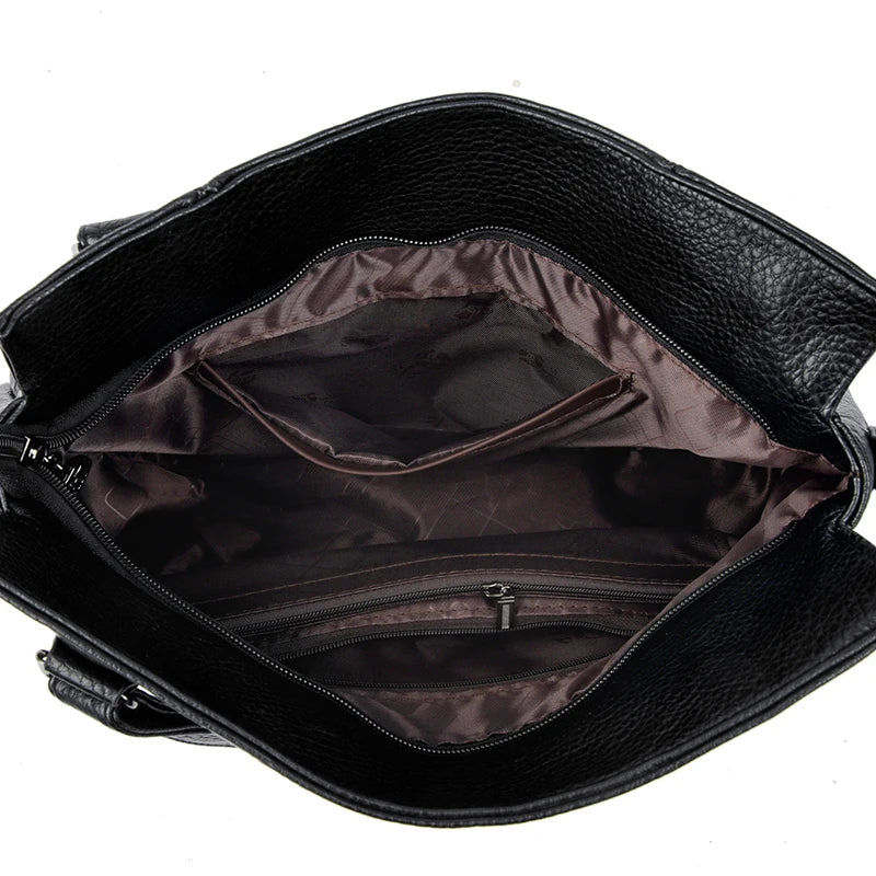 Badiman Elegant Soft PU Leather Tote Bag
