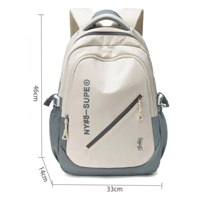 Bolsnik Large Capacity Lightweight Nylon Laptop Backpack