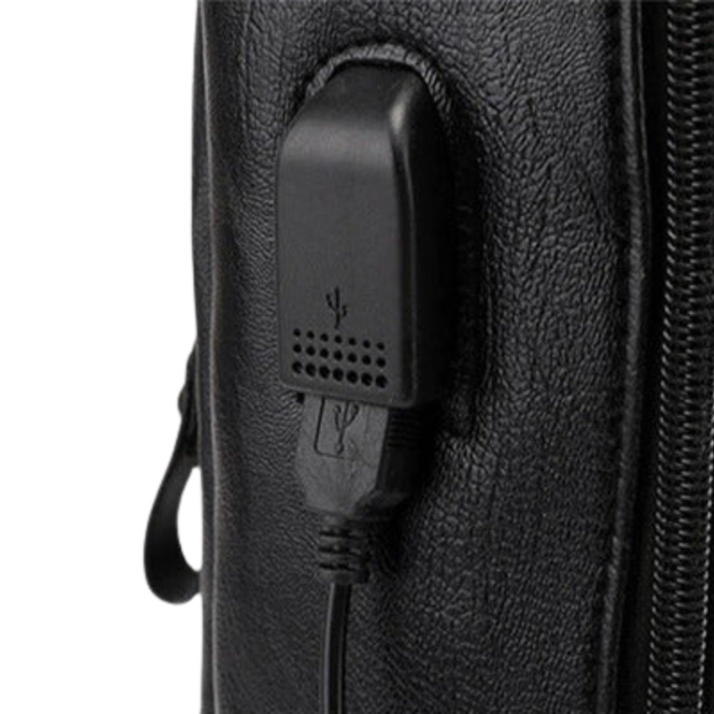 Bolsnik Business Waterproof Laptop Backpack with USB Charging