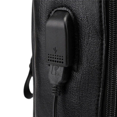 Bolsnik Business Waterproof Laptop Backpack with USB Charging