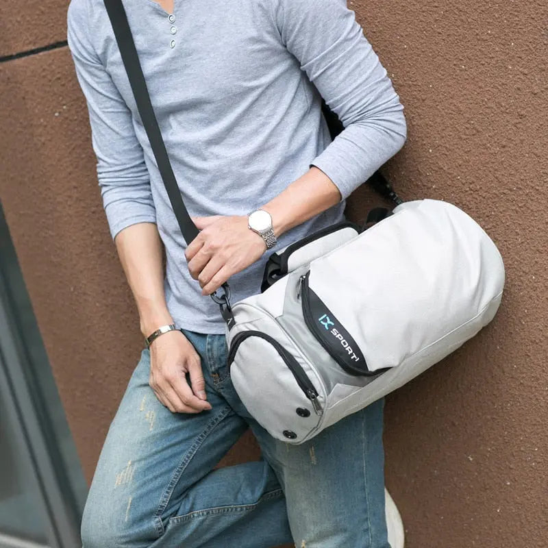 Inoxto Gym Bag with Shoe Compartment and Wet Dry Compartments