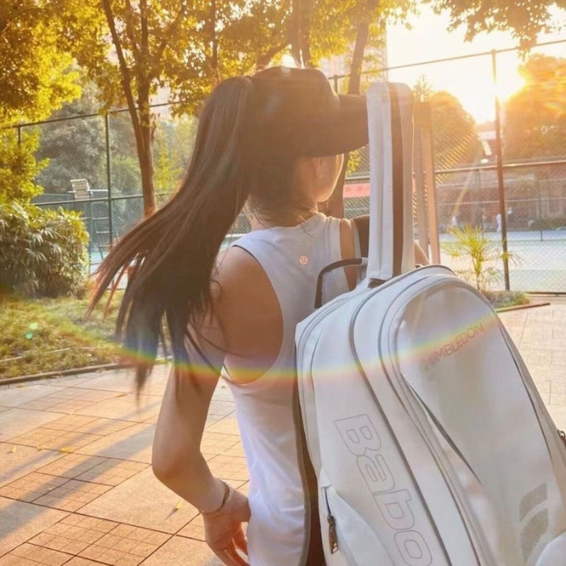Babolat White Tennis Backpack for 2 Rackets