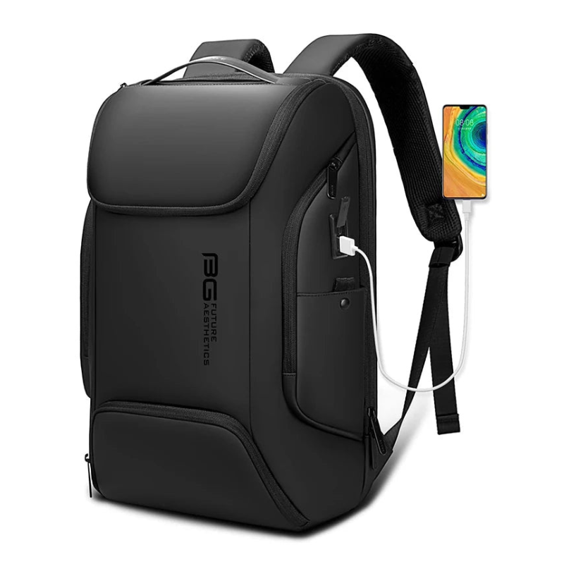 BANGE Waterproof Anti-Theft Laptop Backpack with USB Charging