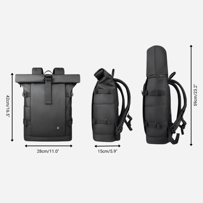 HK Expandable Waterproof Laptop Backpack