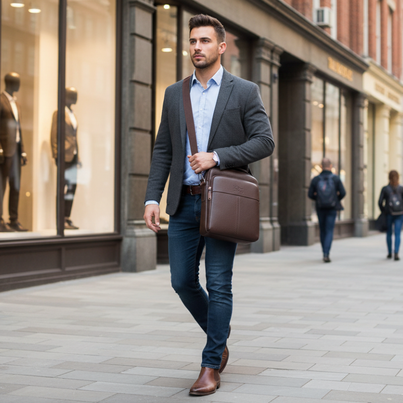 Men Casual Crossbody Bag Bolsnik