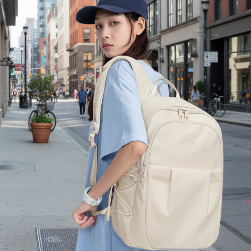 V.NINE Unisex Waterproof Backpack with Laptop Compartment