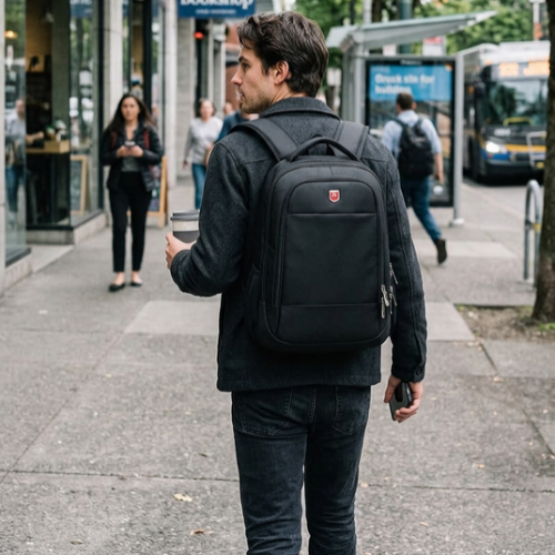 USB Charging Water-Resistant Laptop Backpack
