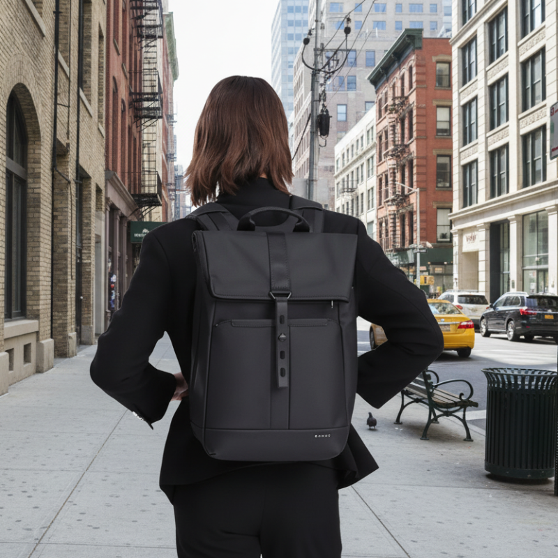 Bange Anti-Theft Waterproof Laptop Backpack Black
