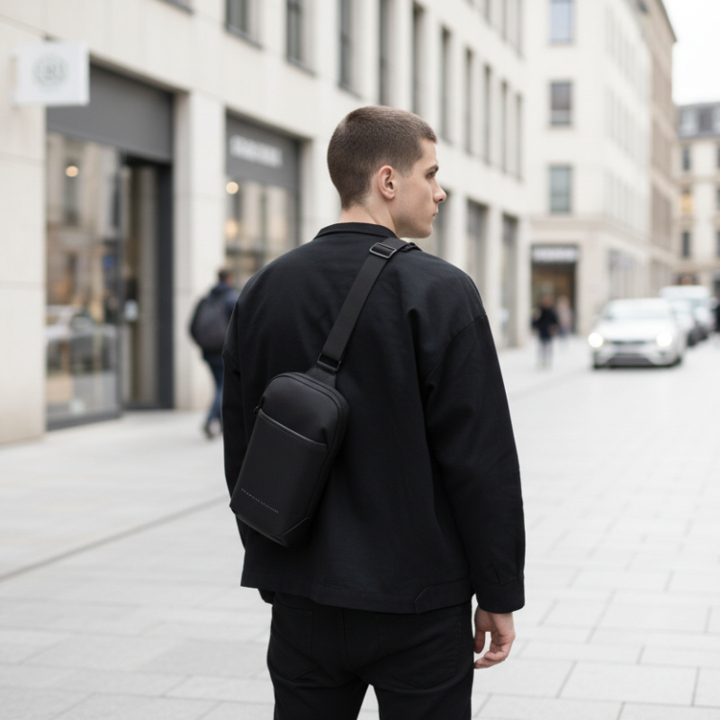 Kingsons Waterproof Anti-Theft Crossbody Bag with USB Charging