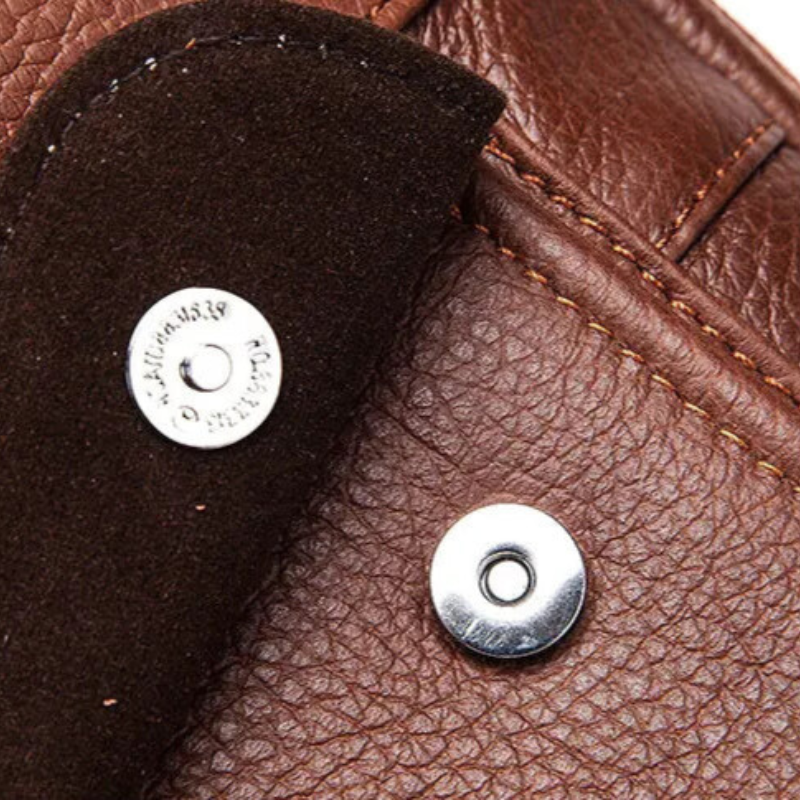 Humerpaul Men PU Leather Crossbody Bag