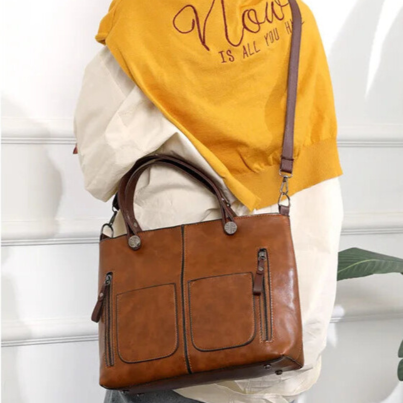 Bolsnik Retro PU Leather Crossbody