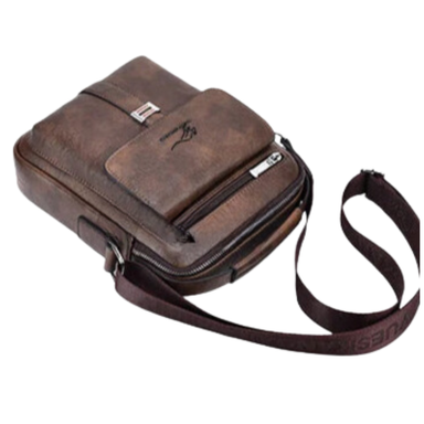 Men Vintage PU Leather Crossbody Messenger Bag Bolsnik