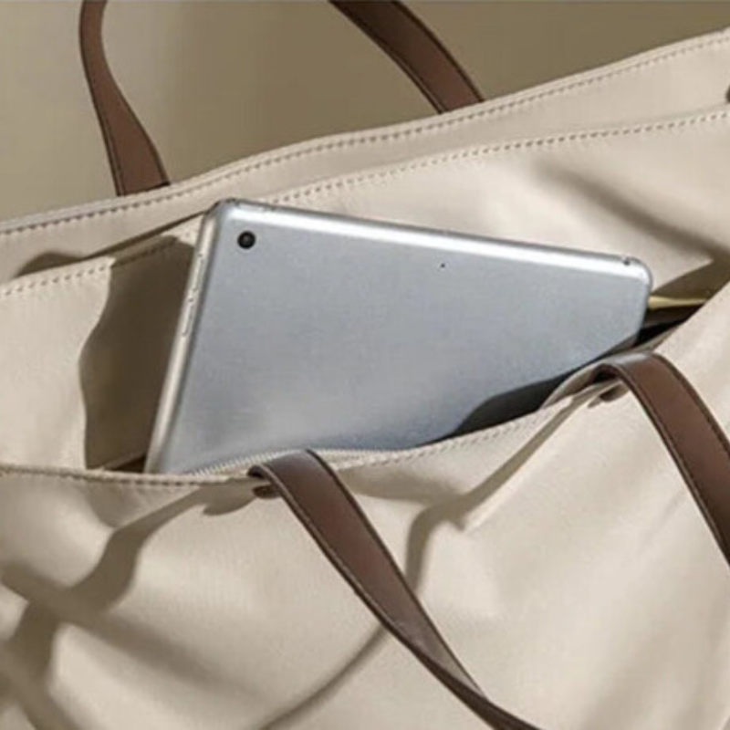 Nylon Multi-Compartment Laptop Tote Bag Bolsnik