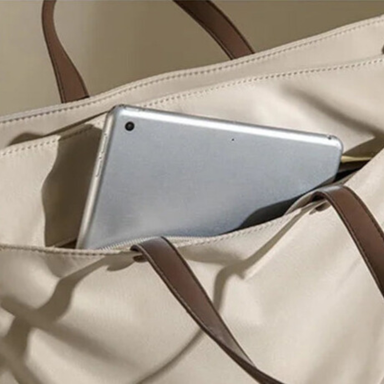Nylon Multi-Compartment Laptop Tote Bag Bolsnik