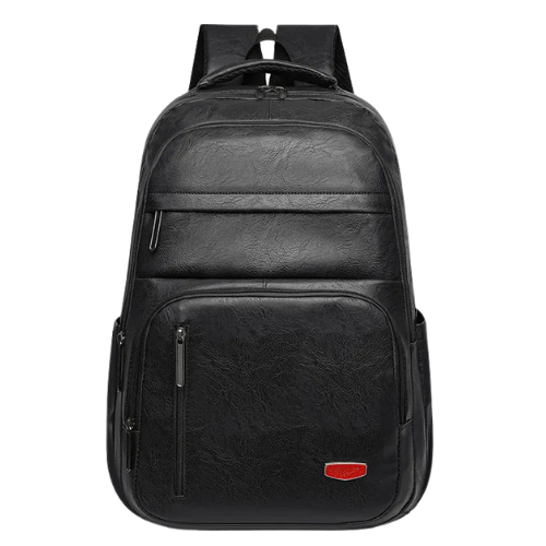 PU Leather Water-Resistant Business Laptop Backpack Bolsnik
