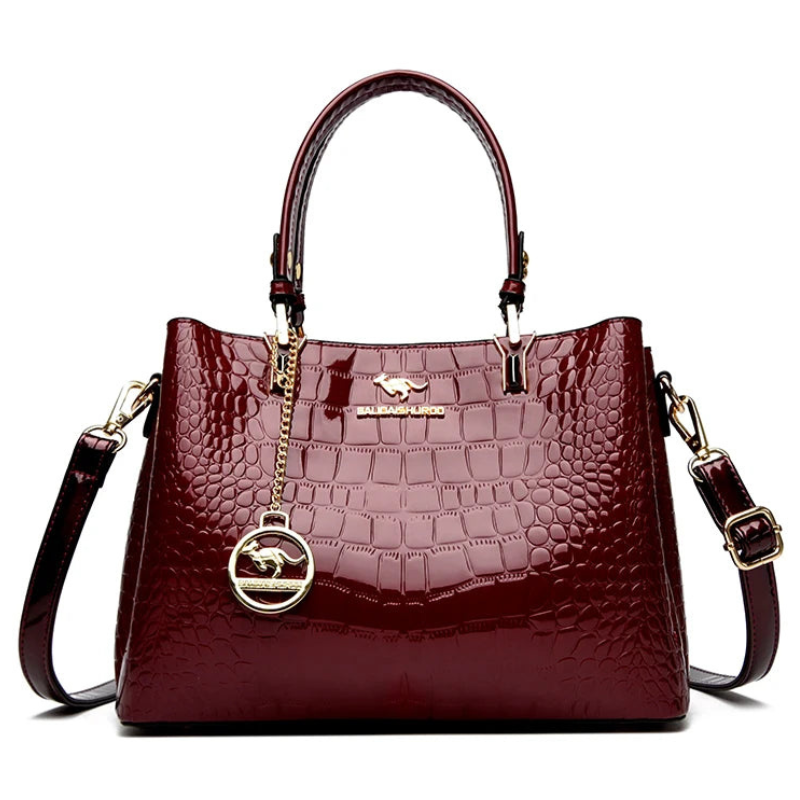 Badiman Elegant Crocodile Style Crossbody Bag