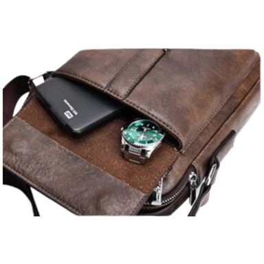 Men Vintage PU Leather Crossbody Messenger Bag Bolsnik