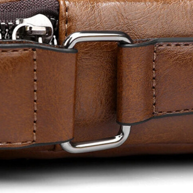 Men PU Leather Sling Crossbody Bag Bolsnik